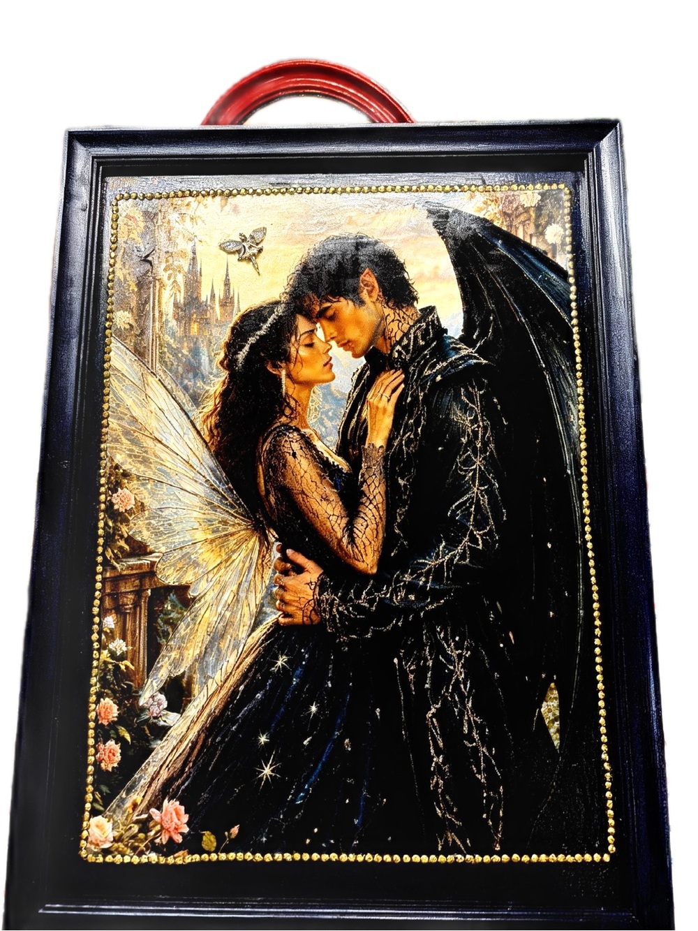 Romantic Fairy Faelina & Vaelorin - Black & Gold